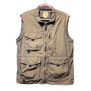 Red Head Fishing Vest Mens Outdoor Utility Work‎ Size M Multiple Pockets Hunting